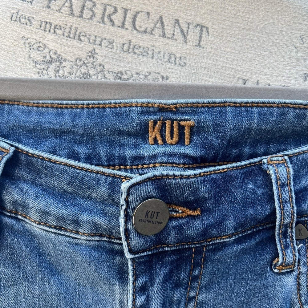 Kut from the Kloth Blue Straight Leg Jeans - Picture 10 of 11